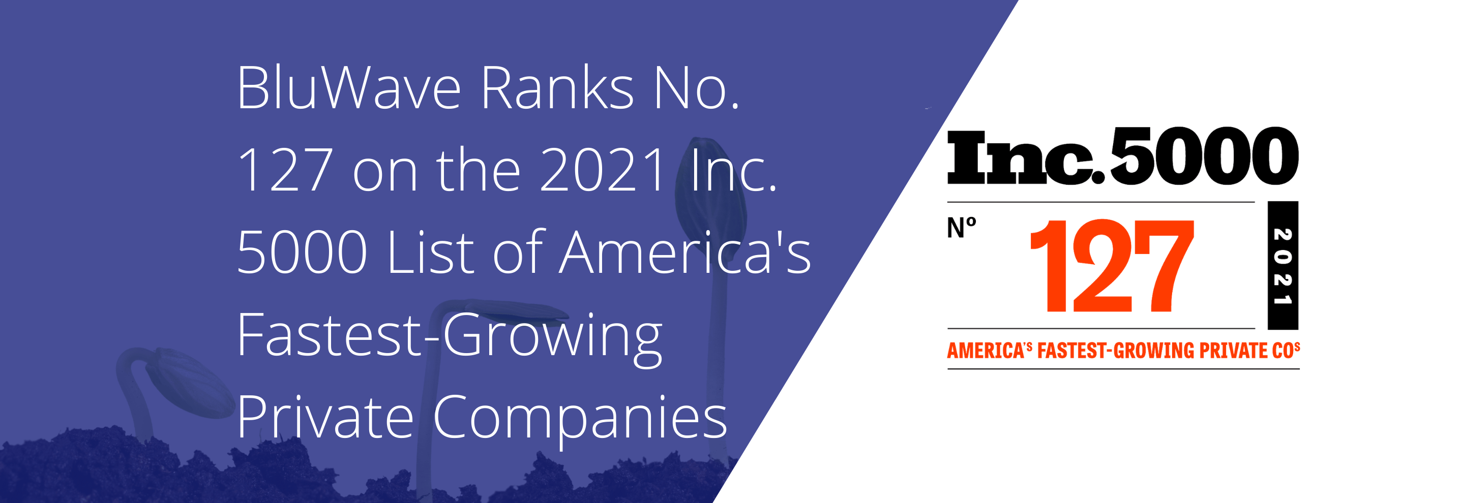 BluWave Achieves Top 200 Spot on Inc. 5000 Fastest-Growing Companies 2021
