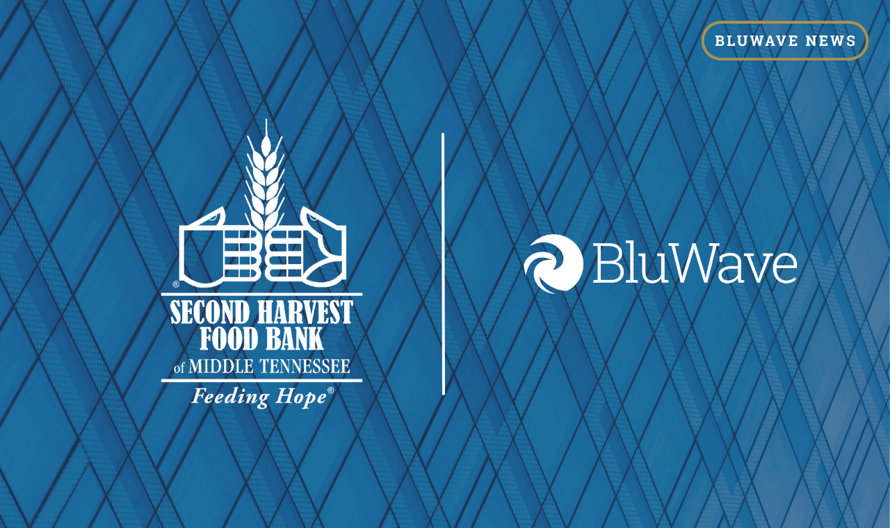 BluWave Completes Inaugural Impact Program, Non-profit Partnership With Second Harvest Food Bank of Middle Tennessee